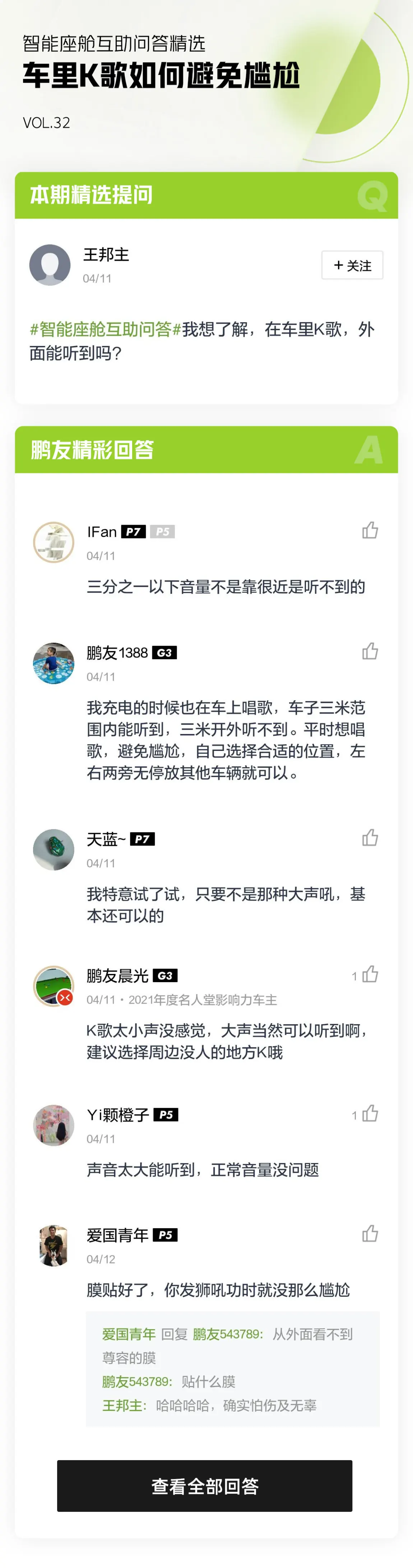 本期互助问答正文