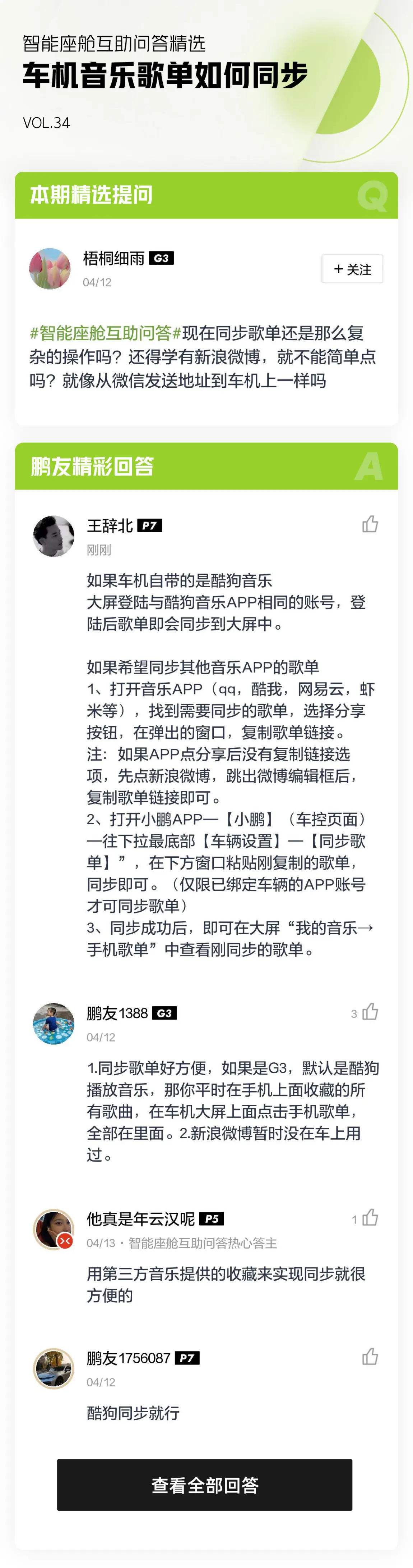 本期互助问答正文